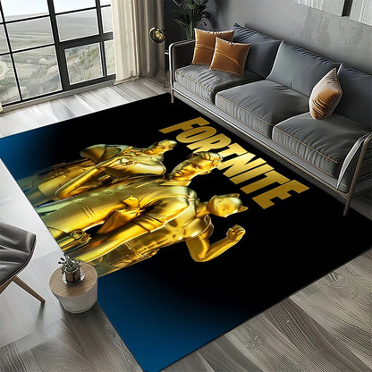 2025 Games 3D F-Fortnite Cartoon Carpet Rug for Living Room Bedroom Home Sofa Decoration,Kids play Area Rug Non-slip Floor Mat