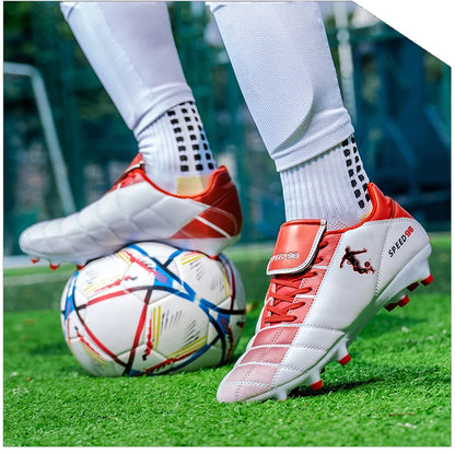 New Men's Football Field Boots Studded Society Indoor Cleats Soccer Shoes TF/FG Comfortable Unisex Outdoor Match Training Sneakers