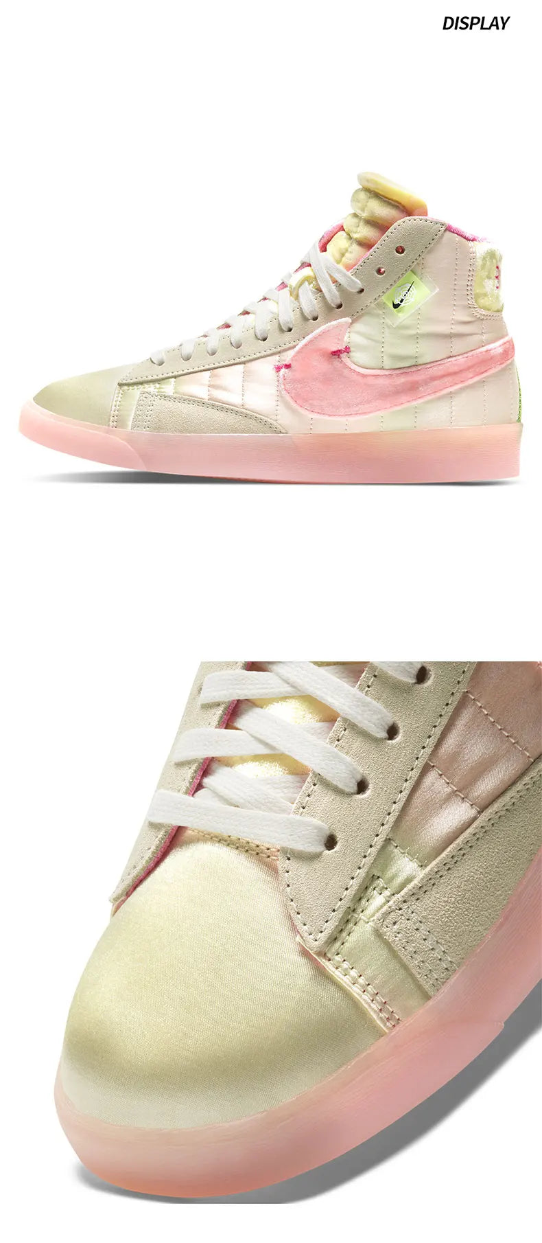 Nike Authentic High-Top Casual Sneakers til kvinder fra den aktuelle sæson DD8482-163