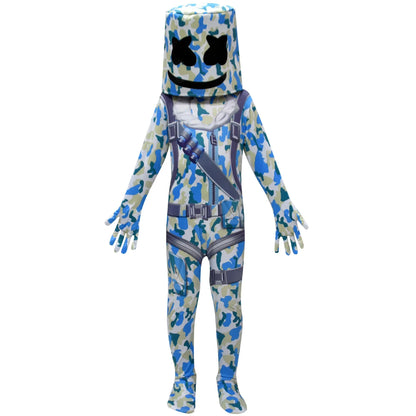 ❤★❤DJ Guerrilla Warfare Costumes Jumpsuits Kids Clown Cosplay Clothes Halloween Christmas Costume Party Game Cos Fortnite Co★♥★