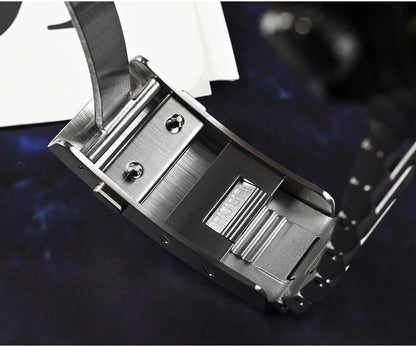 San Martin 39mm Aventurine Gemstone Dial Luxury Men's Watch NH34 GMT Automatic Mechanical Sapphire Waterproof Luminous SN0129