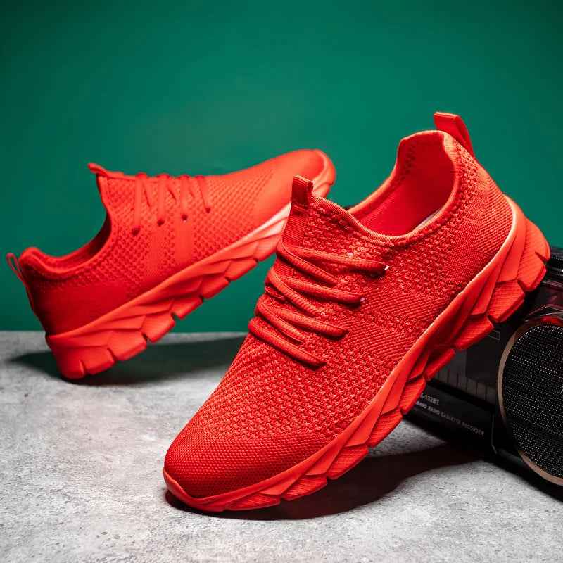 Zapatillas deportivas para hombre, ligeras y transpirables, para correr, para todas las estaciones, tallas grandes, clásicas, informales, deportivas, con suela gruesa, para caminar