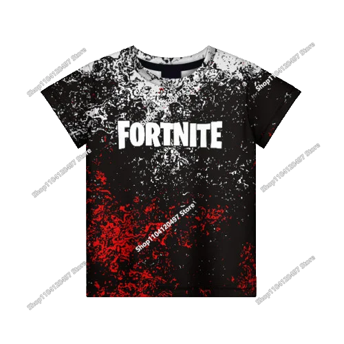 T-shirt Fortnite 2026 para rapaz, verão, anime, gaming, T-shirt para todos, camisola gira, T-shirt básica Battle Gamer, manga curta para homem
