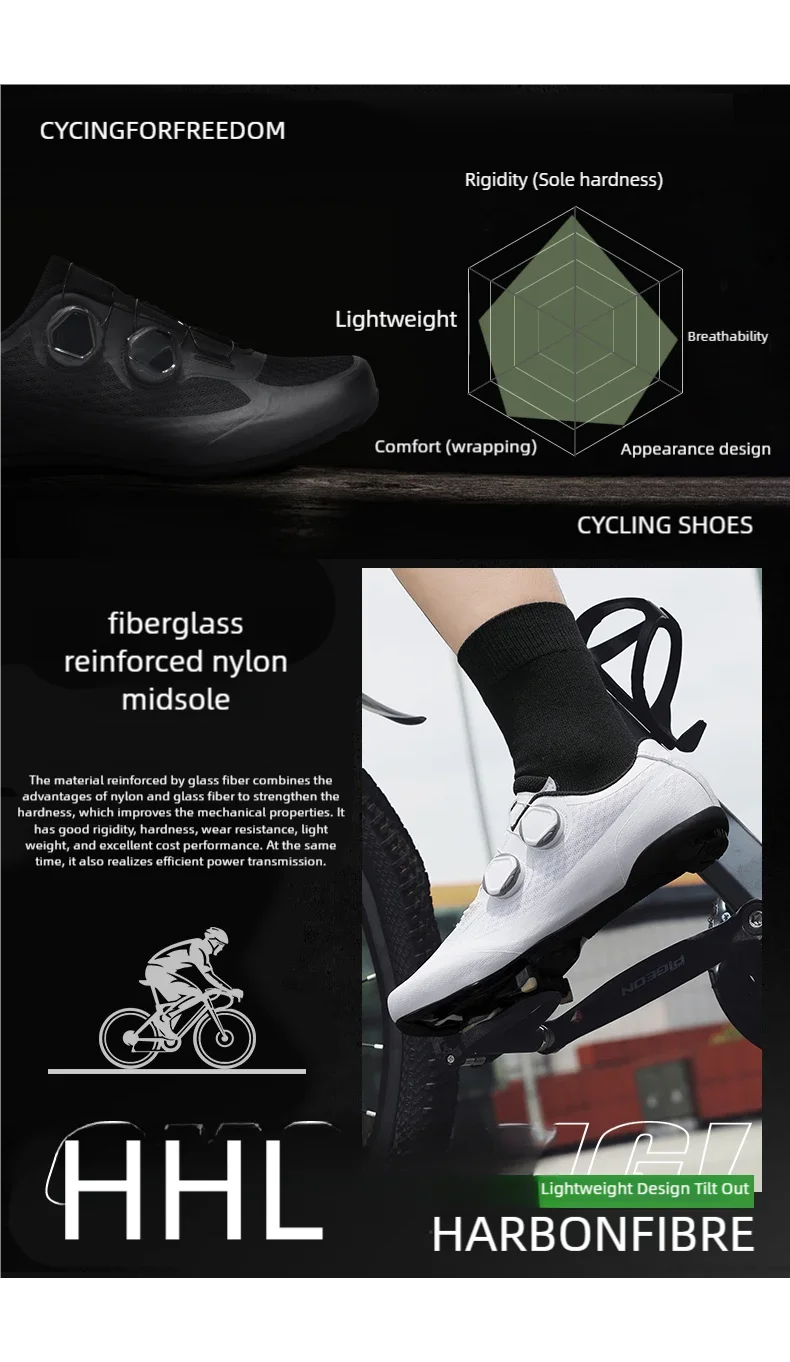Zapatillas de ciclismo de velocidad para hombre, zapatillas de ciclismo de carretera, zapatillas con calas, zapatillas SPD, zapatillas de ciclismo para pedales planos, calzado de ciclismo para hombre, calzado para actividades al aire libre, color blanco