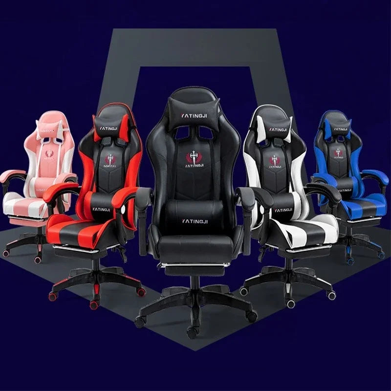 Chaise de jeu ergonomique pour le bureau à domicile, style course, chaise d'ordinateur inclinable et relevable, chaise de jeu confortable, meilleure chaise de jeu, chaise