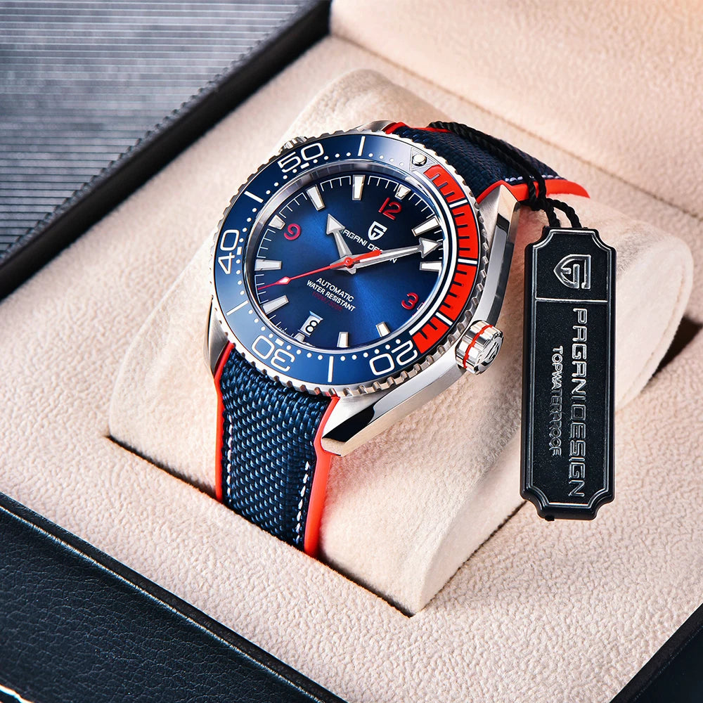 2025 PAGANI DESIGN V2 42MM Men Watch Sapphire Luxury Mechanical Wristwatch Japan movement Stainless Steel Waterproof Men Watches