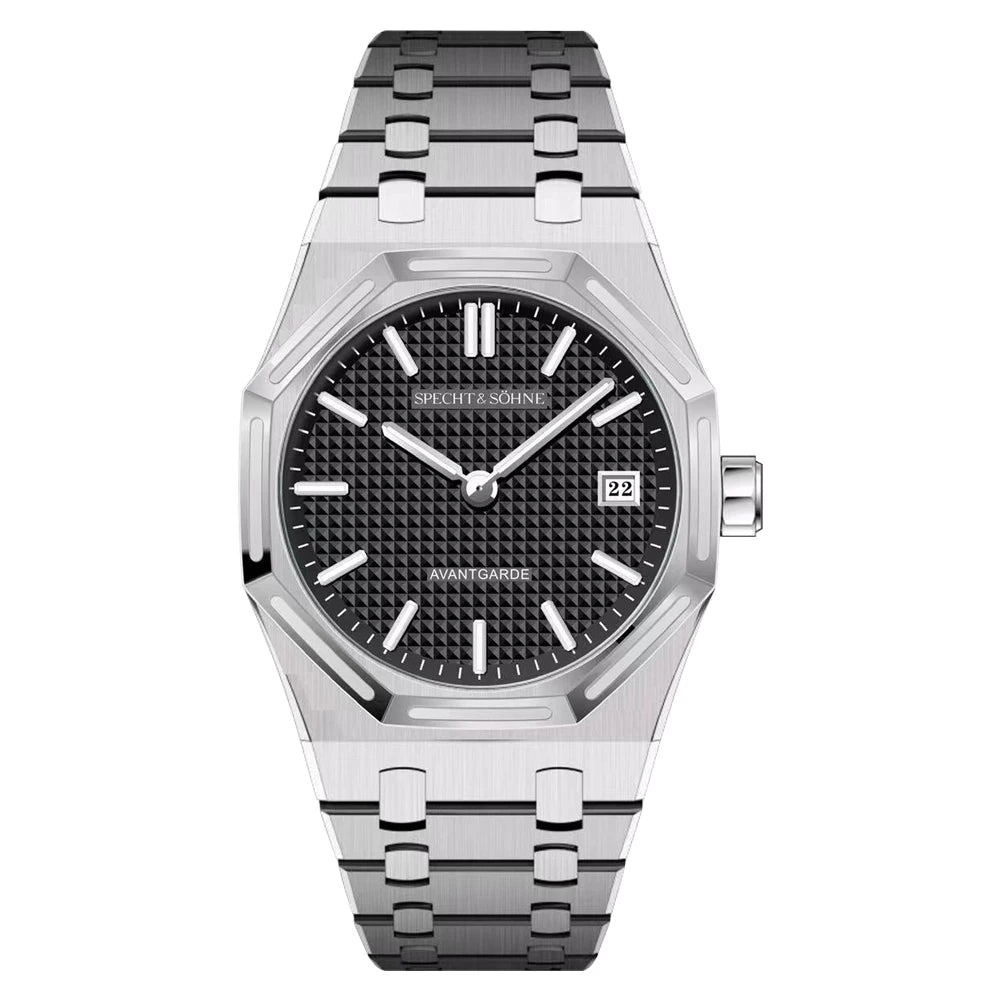2026 New Specht & Söhne 38mm Quartz Wristwatch For Men Luminous Sapphire Crystal Ultrathin Stainless Steel Watch 50M Waterproof
