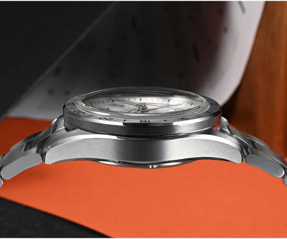 San Martin 39mm Aventurine Gemstone Dial Luxury Men's Watch NH34 GMT Automatic Mechanical Sapphire Waterproof Luminous SN0129