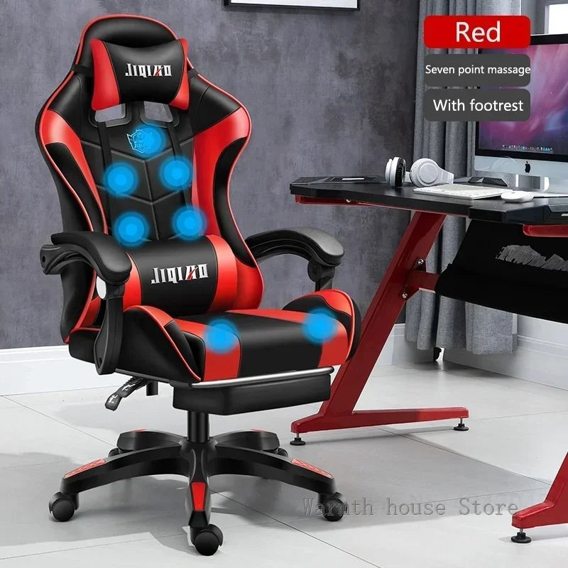 High quality gaming chair RGB light office chair gamer computer Ergonomic swivel chair Massage Recliner New gamer chairs