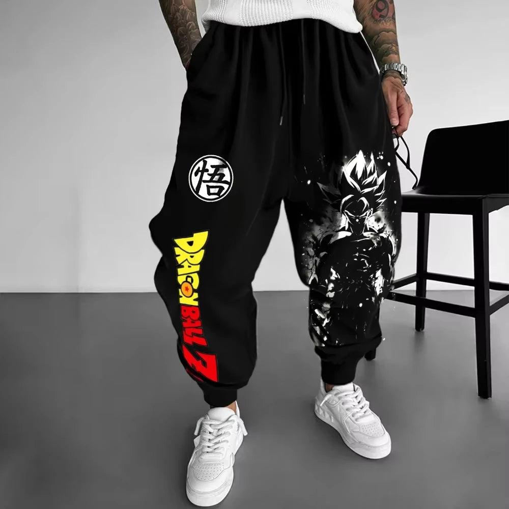 Pantalones deportivos Dragon Ball para hombre Broly primavera, otoño e invierno, anime japonés, jogger Y2K Harajuku de algodón