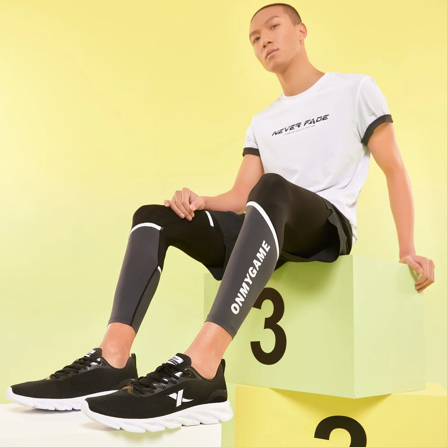 Xtep Running Shoes for Men 2021 Summer Lightweight Men's Sports Shoes, Cushioning Jogging Breathable Sneakers 879219110037