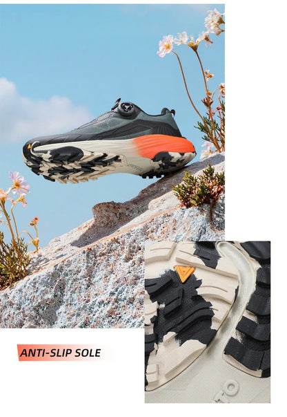HUMTTO Men's Breathable Hiking Sneakers Non-slip Casual Running Shoes Outdoor Climbing Sneakers Designer Trekking Boots