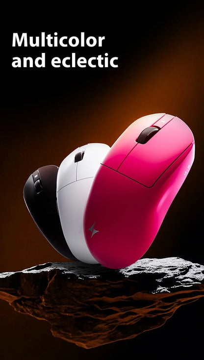ATK A9 Ultra Wireless Gaming Mouse Tri-Mode 8K, 53g Lightweight Gaming Mouse with Bluetooth, 2.4GHz & Wired, Esports Mouse for PC