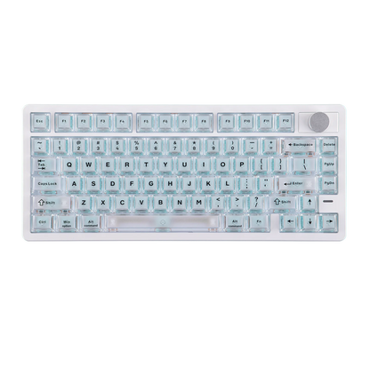 Teclado Gaming Sem Fios Tri-mode Hall Effect EPOMAKER HE75 V2 75% ANSI US Layout com Acionamento Ajustável de 0.005mm/Rapid Triggering
