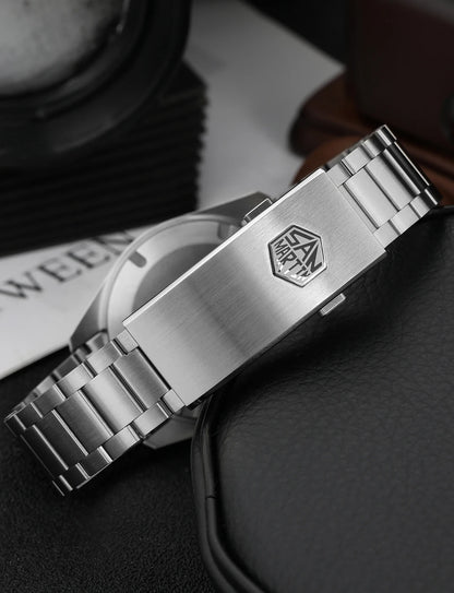 San Martin 38mm Chronometer Men's Watch SN0113W V2 ST2130 Automatic Movement Sapphire BGW9 Luminous Waterproof 100m Watch