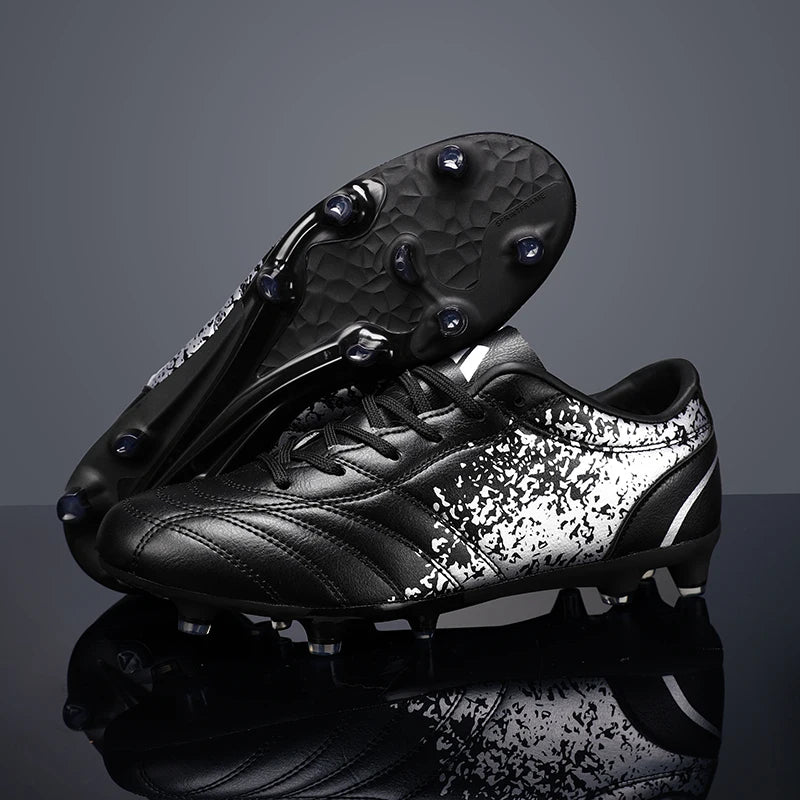 Chaussures de football à crampons longs, baskets d'entraînement de football, disponibles en 4 couleurs. Élégant. Tu es le plus brillant sur le terrain !