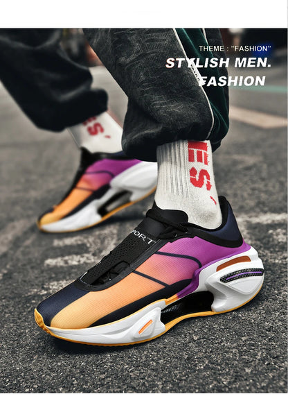 2026 New Men Sports Breathable Lightweight Comfortable Athletic Nonskid Sneakers Daily Leisure Shopping Walking Marathon Shoes
