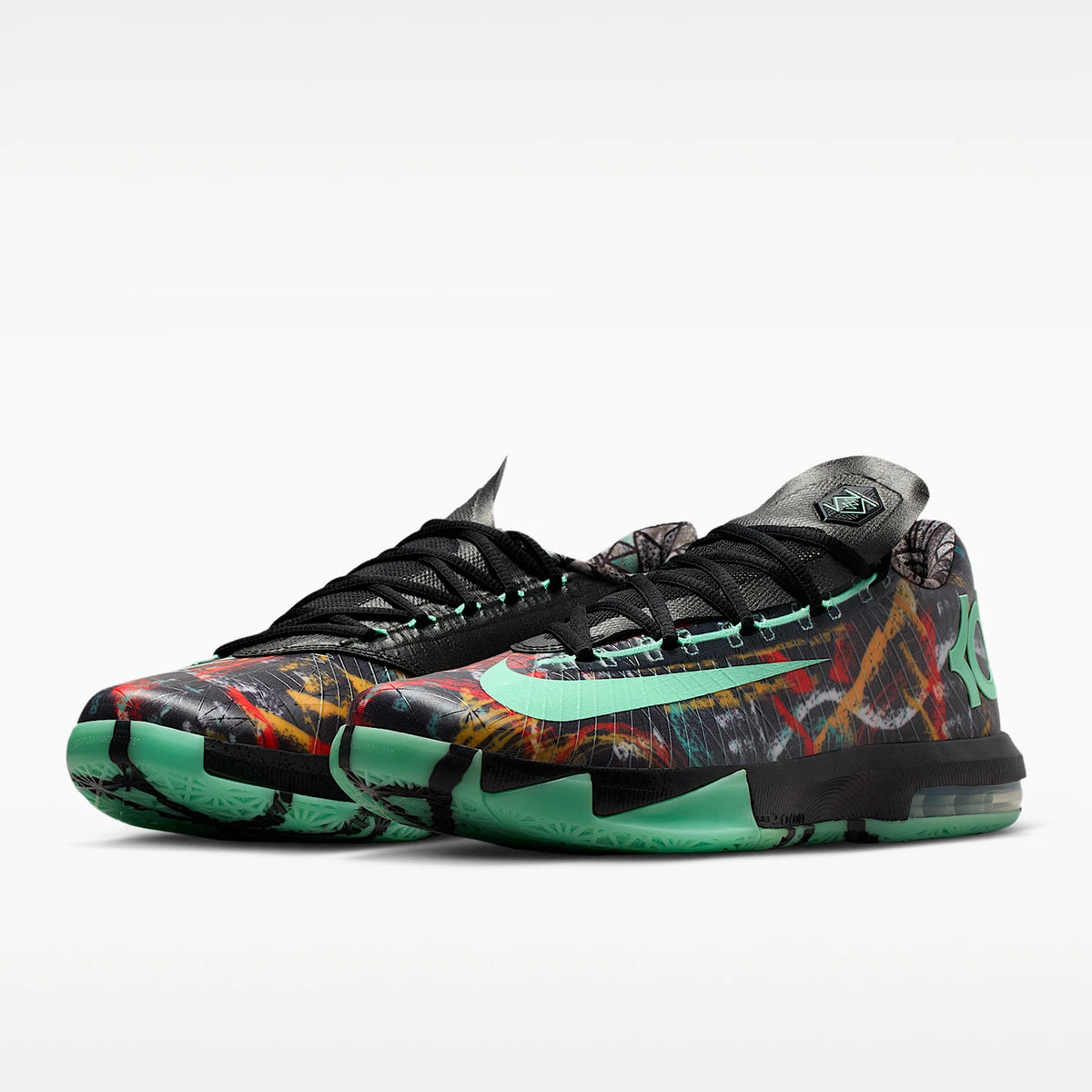 Zapatillas de baloncesto Nike Authentic Zoom KD 6 para hombre, modernas retro Rebound FQ8356-900
