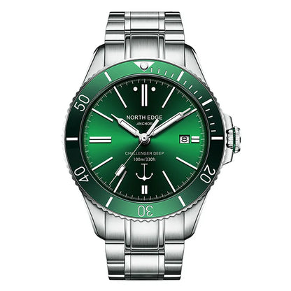 NORTH EDGE 42mm Men Mechanical Wristwatch Luxury Sapphire Glass MIYOTA 8215 Automatic Watches 10bar Waterproof Watch Men ANCHOR