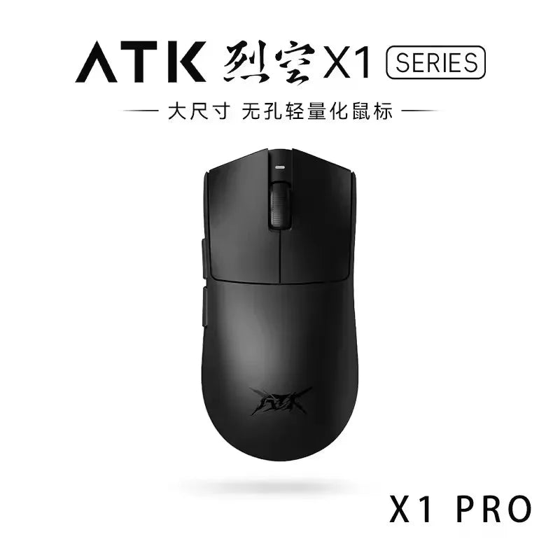 Mouse wireless Bluetooth ATK X1 Series Paw3950/Ultra 8k ultraleggero 49g, mouse a tre modalità per gamer FPS, regalo personalizzato