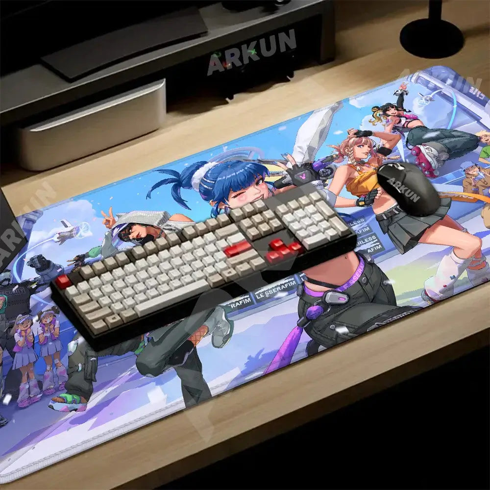 Fashion Large FPS 900x400 Anime Gaming Girl Overwatch Laptop Office Rubber Soft Desk Mat Gaming Mousepad Xxl