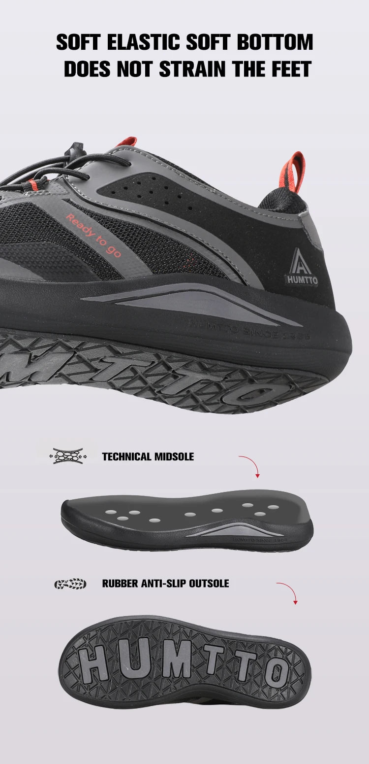 HUMTTO Breathable Walking Shoes for Men Luxury Casual Men's Sneakers Designer Sports Jogging Running Trainers Summer Men's Sneakers