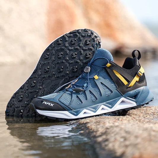 RAX New Men’s and Women’s Summer Hiking Shoes Breathable Upstream Shoes Trekking Aqua Shoes Outdoor Fishing Camping Sneakers for Men