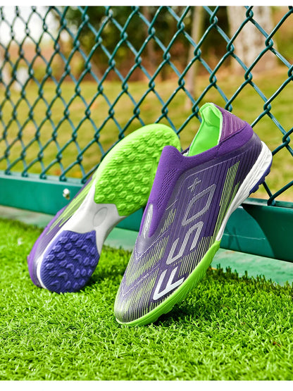 Nuove scarpe da calcio da uomo di alta qualità, tacchetti, scarpe da football, sneakers bestseller indoor per futsal, antiscivolo, da partita su erba, alte, outdoor