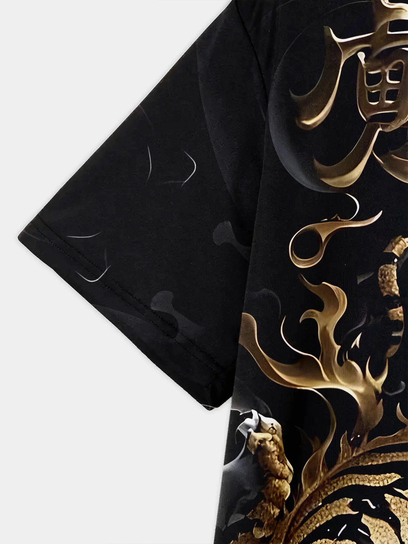 Men's Summer Graphic Tee Dragon & Tiger Duel Design Casual Short Sleeve T-shirt 2025 Fashion Casual O-Neck Shirt
