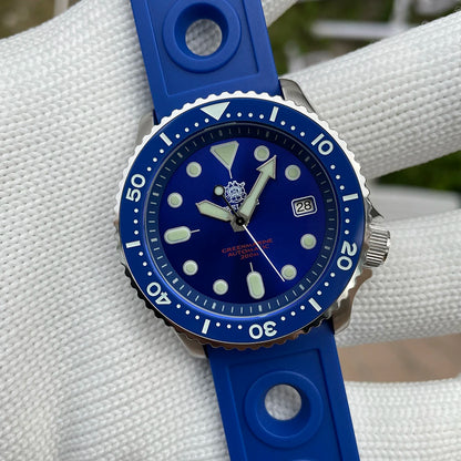 Mechanical Watch for Men STEELDIVE SD1973 Japan NH35 Automatic Movement Ceramic Bezel 200M Waterproof Classic Dive Small Abalone