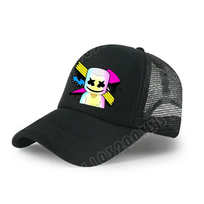 Fortnite Baseball Cap Cartoon Game Printed Hat Kids Summer Breathable Mesh Hat Adjustable Peaked Cap Children’s Birthday Gift