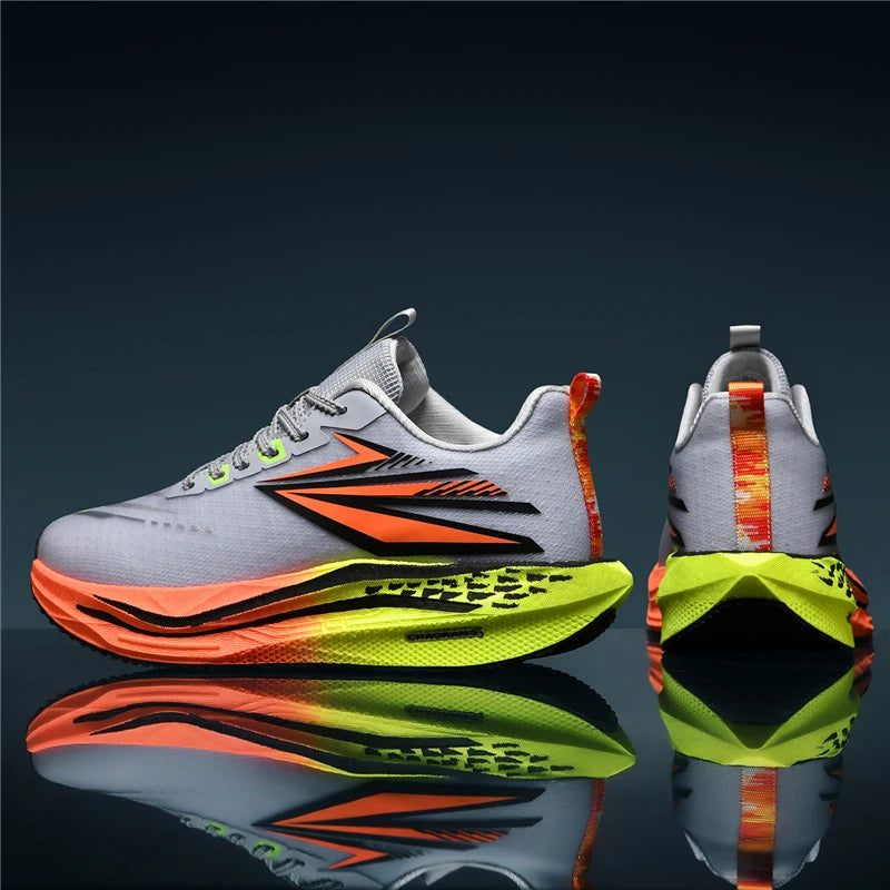 Men Casual Sport Shoes Air Cushion Running Shoes Breathable Marathon Running Sneakers Durable Outsole Trainer Tenis Walking Shoe