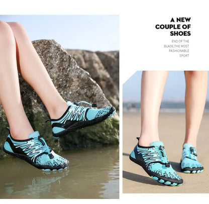 EOCENE Uomo Donna Scarpe acquatiche per sport all'aperto a piedi nudi: ad asciugatura rapida, per spiaggia, nuoto, fitness, guado, escursionismo, ciclismo, scarpe da ginnastica acquatiche