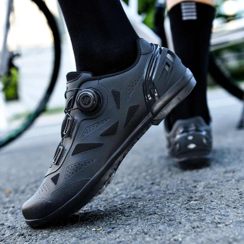 Men’s Non-Locking Mountain Bike Shoes Without Cleats Road Bicycle RB Speed Non-Cleat Cycling Shoes Sneakers Flat Pedal MTB Women’s