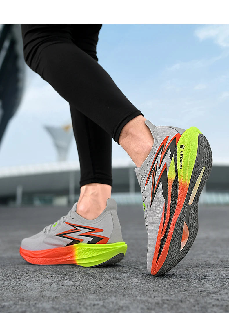 Pantofi de alergare Carbon Board Marathon pentru bărbați, sportivi, respirabili, ușori, pentru femei, confortabili, atletici, antiderapanti, casual