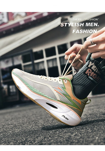 Scarpe sportive da running Marathon da uomo, con piastra in carbonio, cuscino d’aria, traspiranti e leggere, sneakers atletiche da donna comode e antiscivolo