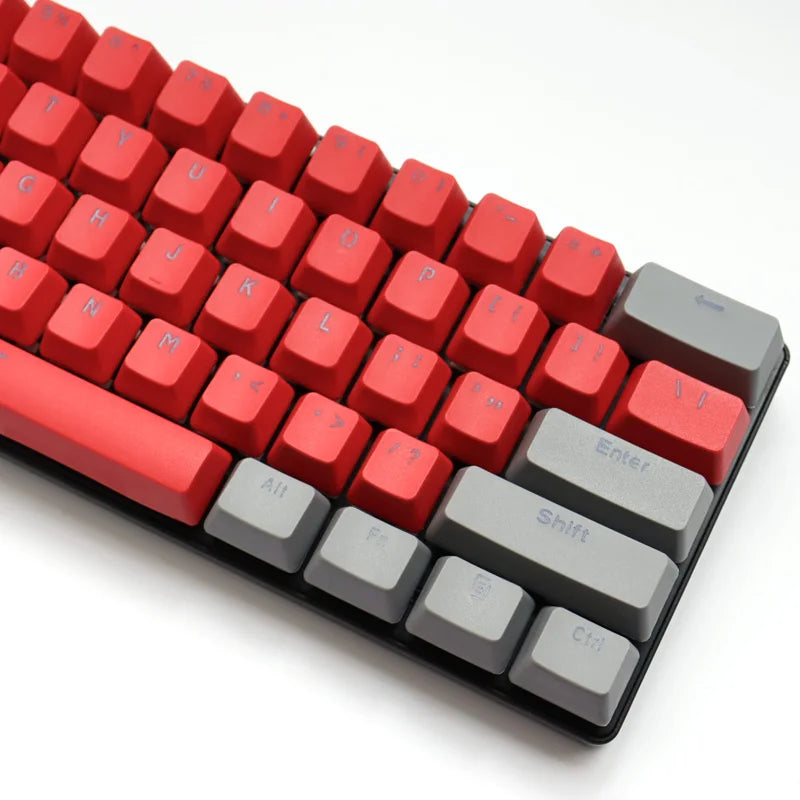 106 Keys Grey Red Keycaps PBT Specials Keycap Backlit Two-Color Key Caps For MX Switch 61/87/104 Mechanical Keyboard