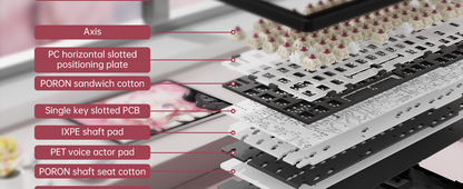 ATTACK SHARK X98 RGB Wireless Mechanical Keyboard,LED Smart Display&Knob, Hot Swappable,Pre-lubed Linear Switches