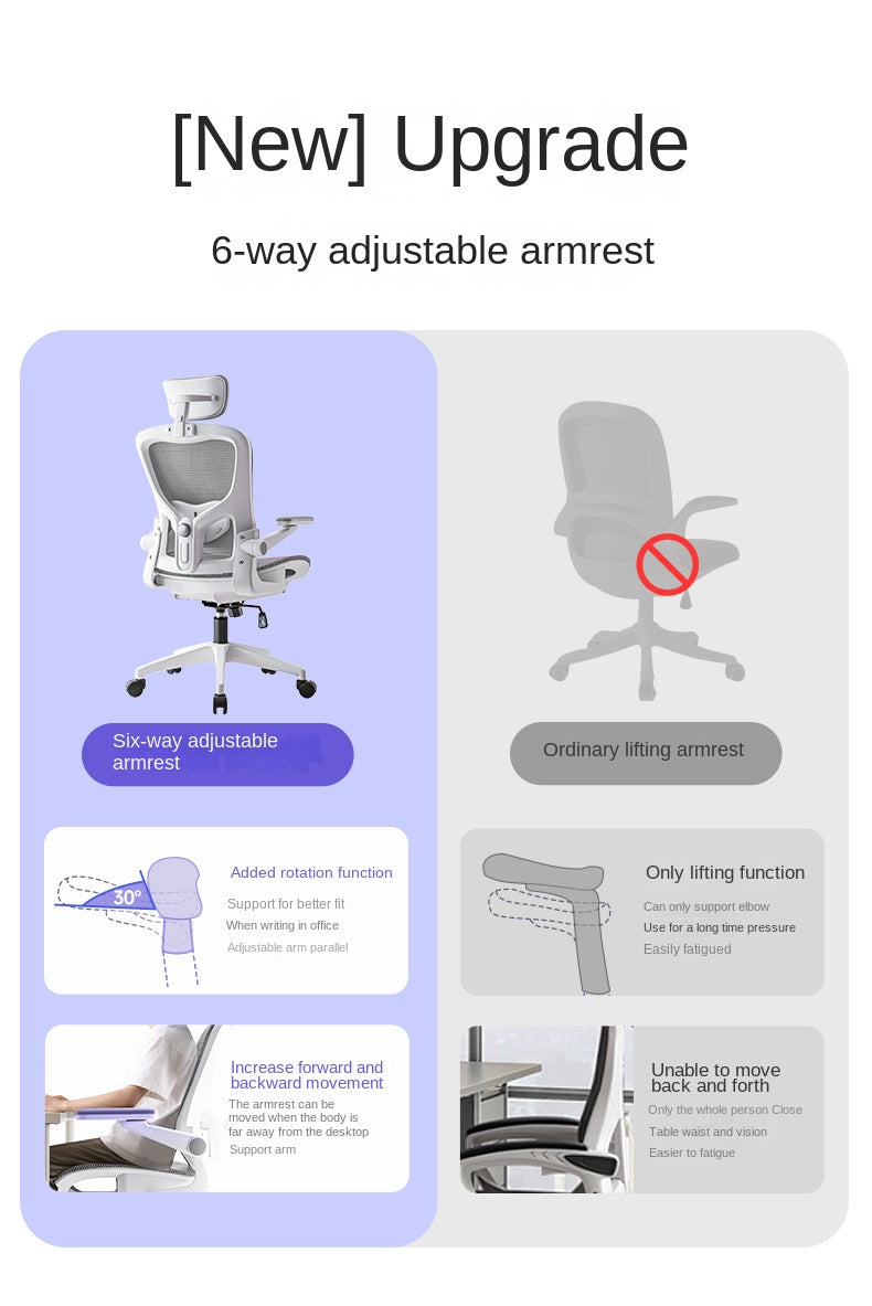 UVR Ergonomic Gaming Chair Mesh Office Chair with Reclining Backrest, Adjustable Computer Gaming Chair with Comfortable Support, Executive Swivel Chair