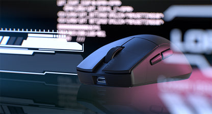 Mouse de gaming wireless Redragon M916 PRO 3-Mode, rată de polling Hype-Speed 4K, mouse gamer ultra-ușor de 49G, 26K DPI